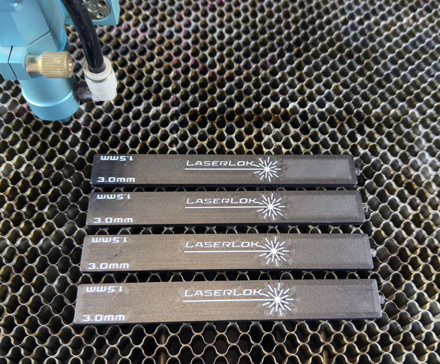 LaserLok™ Magnetic Alignment Bars — Precision Hold-Down System for Laser Engraving & Cutting