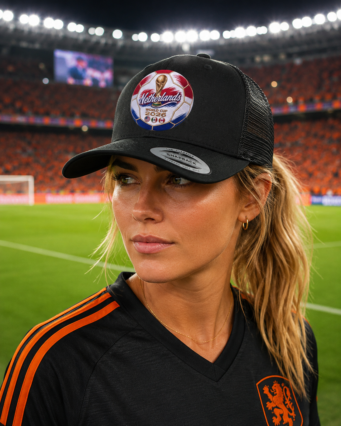 Netherlands World Cup 2026 Soccer Ball Trucker Hat