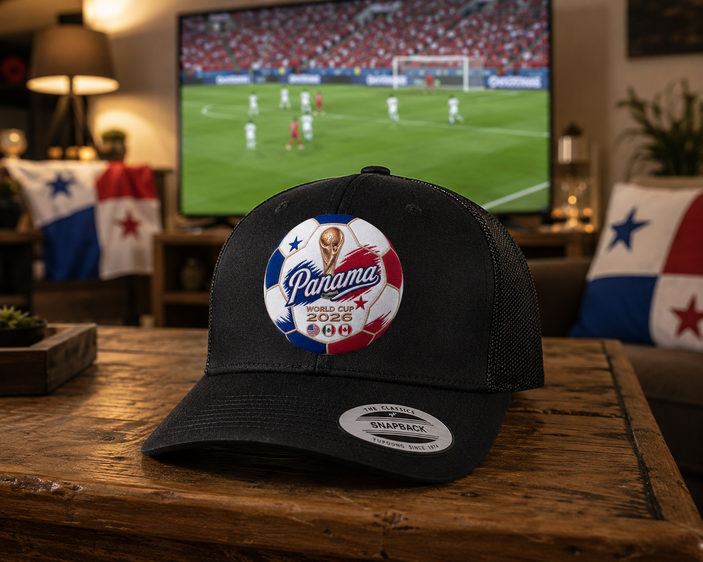 Panama World Cup 2026 Soccer Ball Trucker Hat