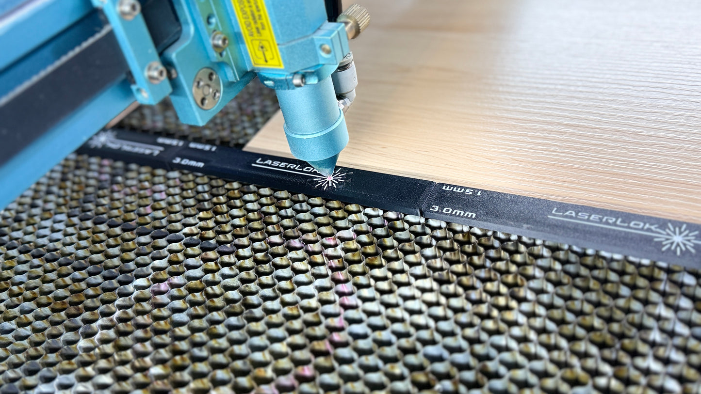 LaserLok™ Magnetic Alignment Bars — Precision Hold-Down System for Laser Engraving & Cutting