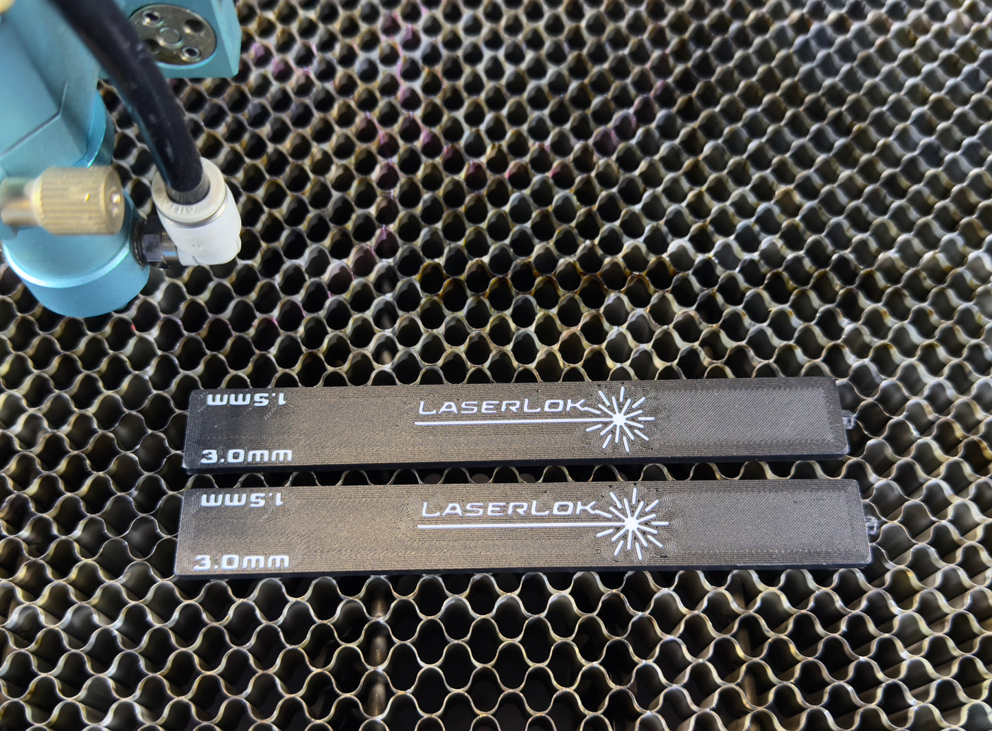 LaserLok™ Magnetic Alignment Bars — Precision Hold-Down System for Laser Engraving & Cutting