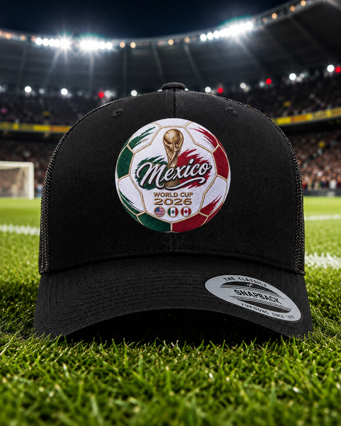 Mexico World Cup 2026 Soccer Ball Trucker Hat