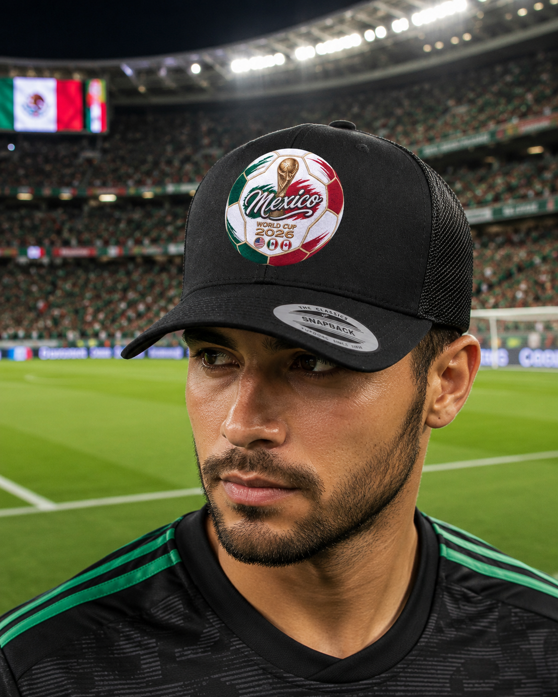 Mexico World Cup 2026 Soccer Ball Trucker Hat