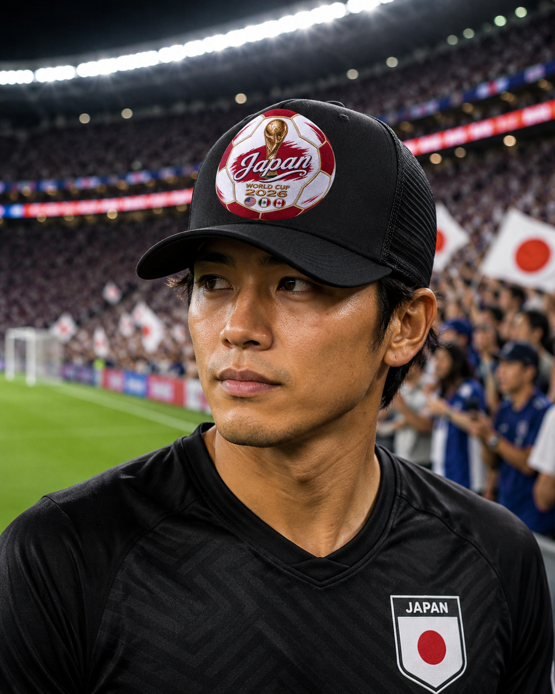 Japan World Cup 2026 Soccer Ball Trucker Hat