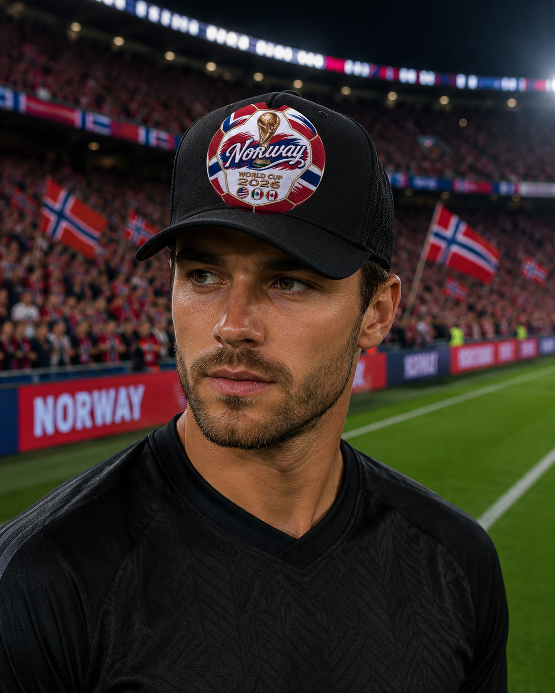 Norway World Cup 2026 Soccer Ball Trucker Hat