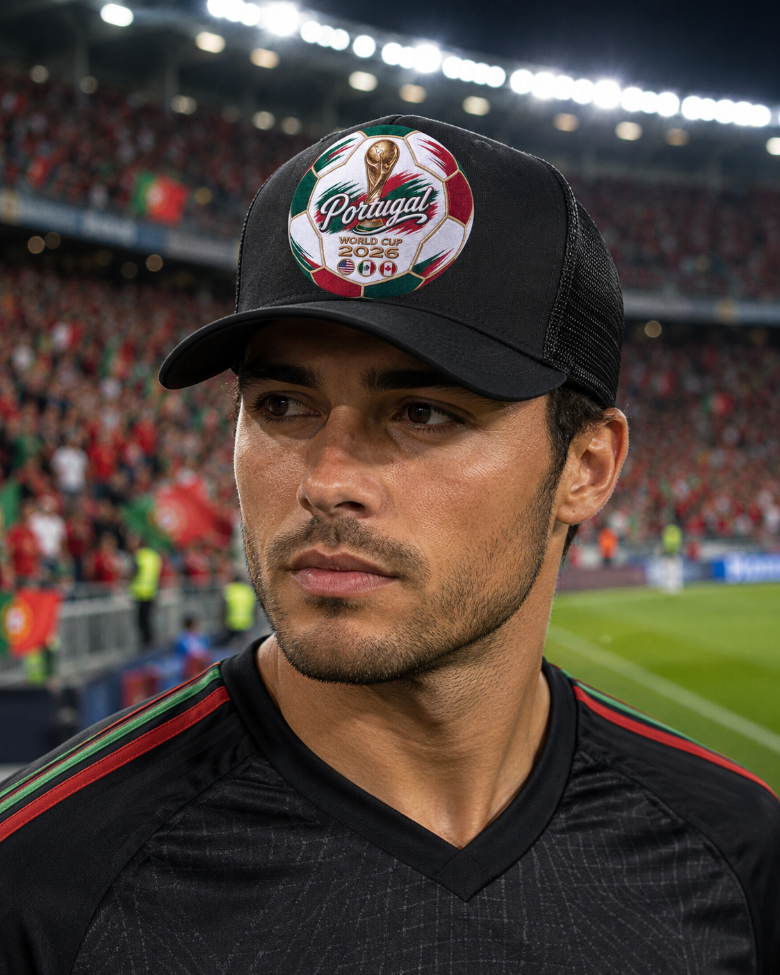 Portugal World Cup 2026 Soccer Ball Trucker Hat