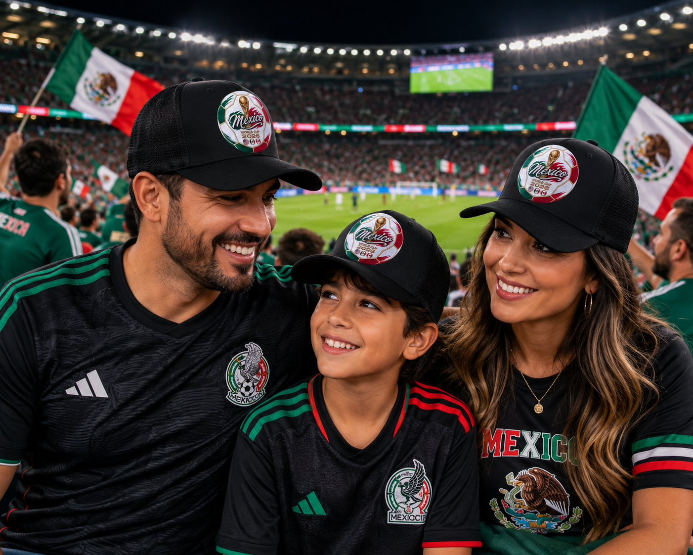 Mexico World Cup 2026 Soccer Ball Trucker Hat
