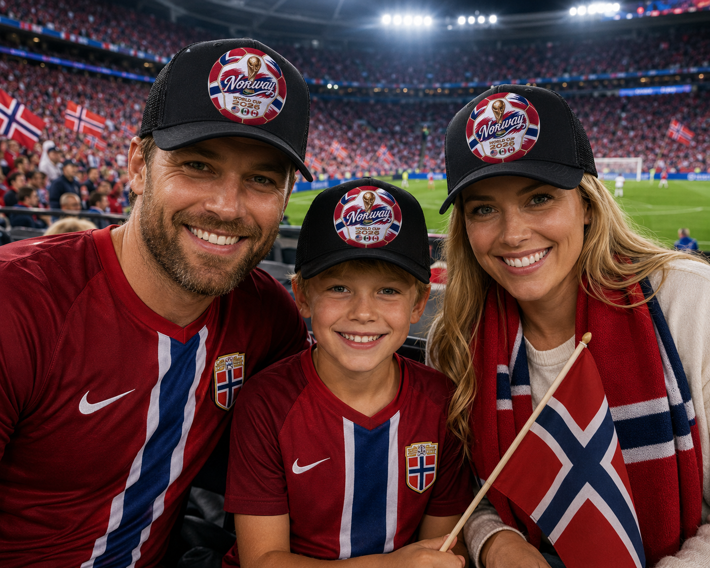 Norway World Cup 2026 Soccer Ball Trucker Hat
