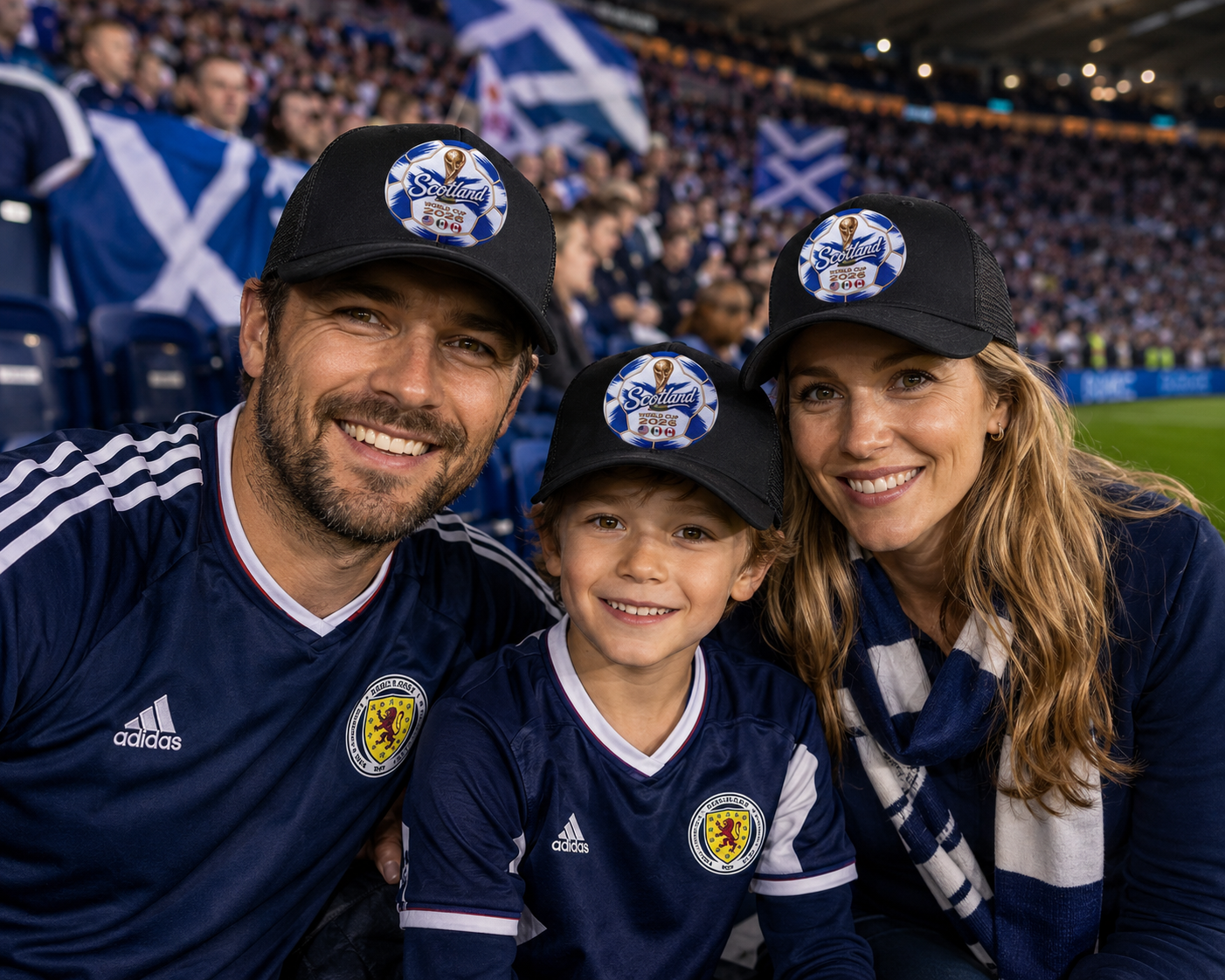 Scotland World Cup 2026 Soccer Ball Trucker Hat