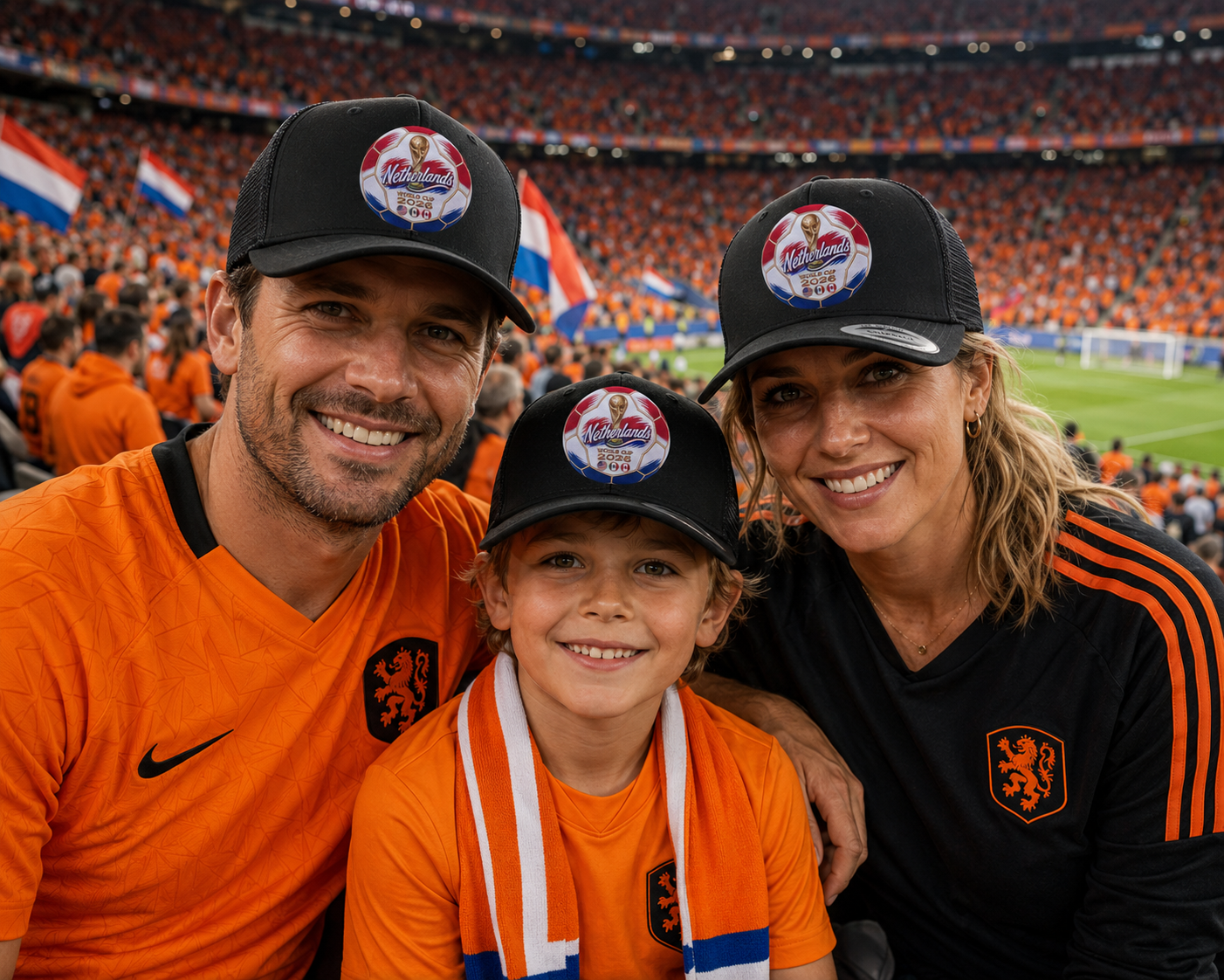 Netherlands World Cup 2026 Soccer Ball Trucker Hat