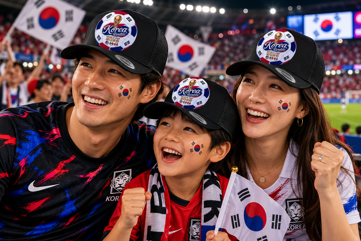 Korea Republic World Cup 2026 Soccer Ball Trucker Hat