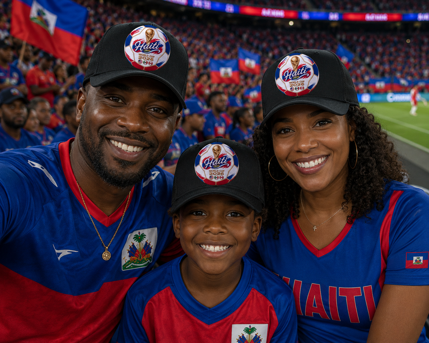 Haiti World Cup 2026 Soccer Ball Trucker Hat