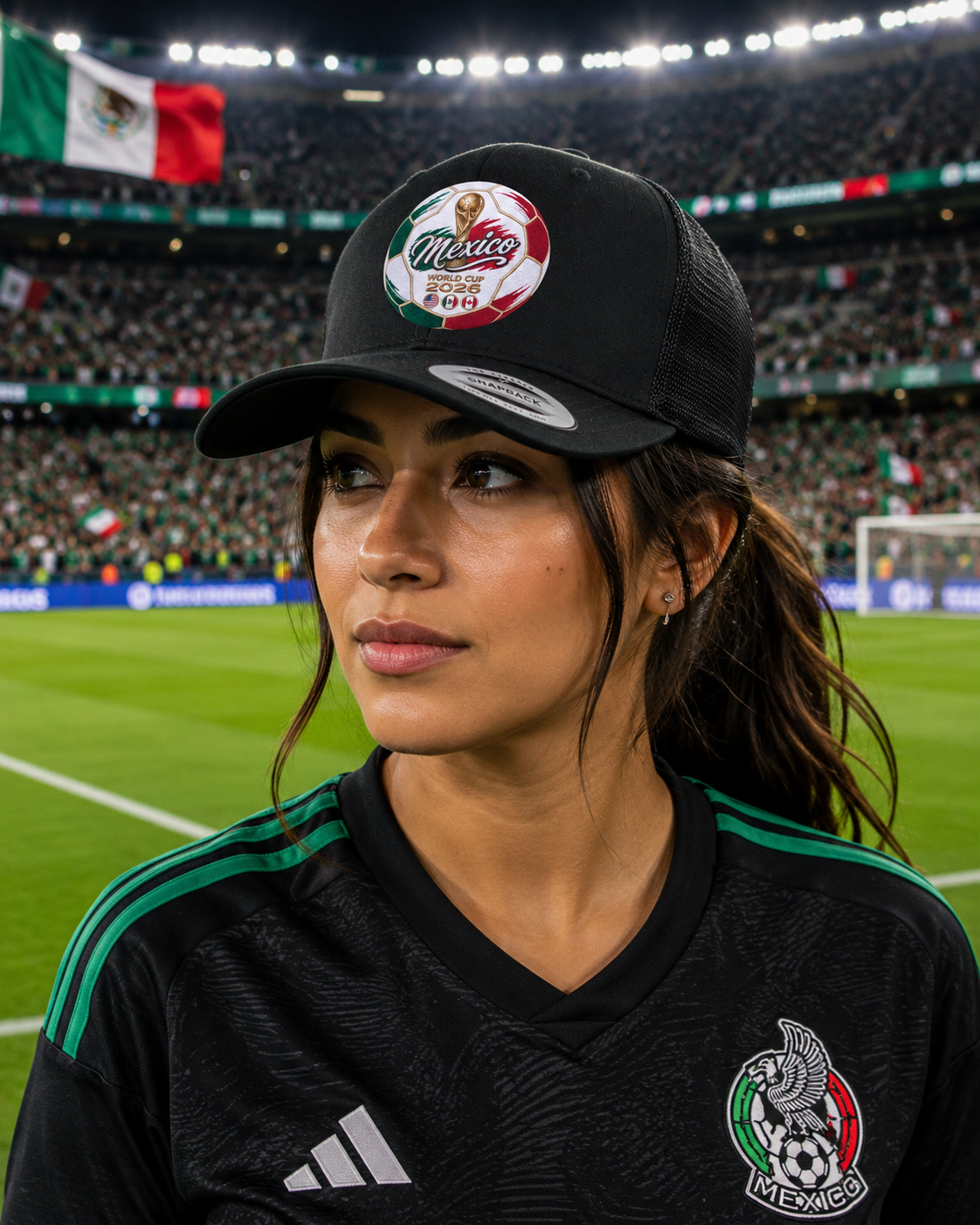 Mexico World Cup 2026 Soccer Ball Trucker Hat