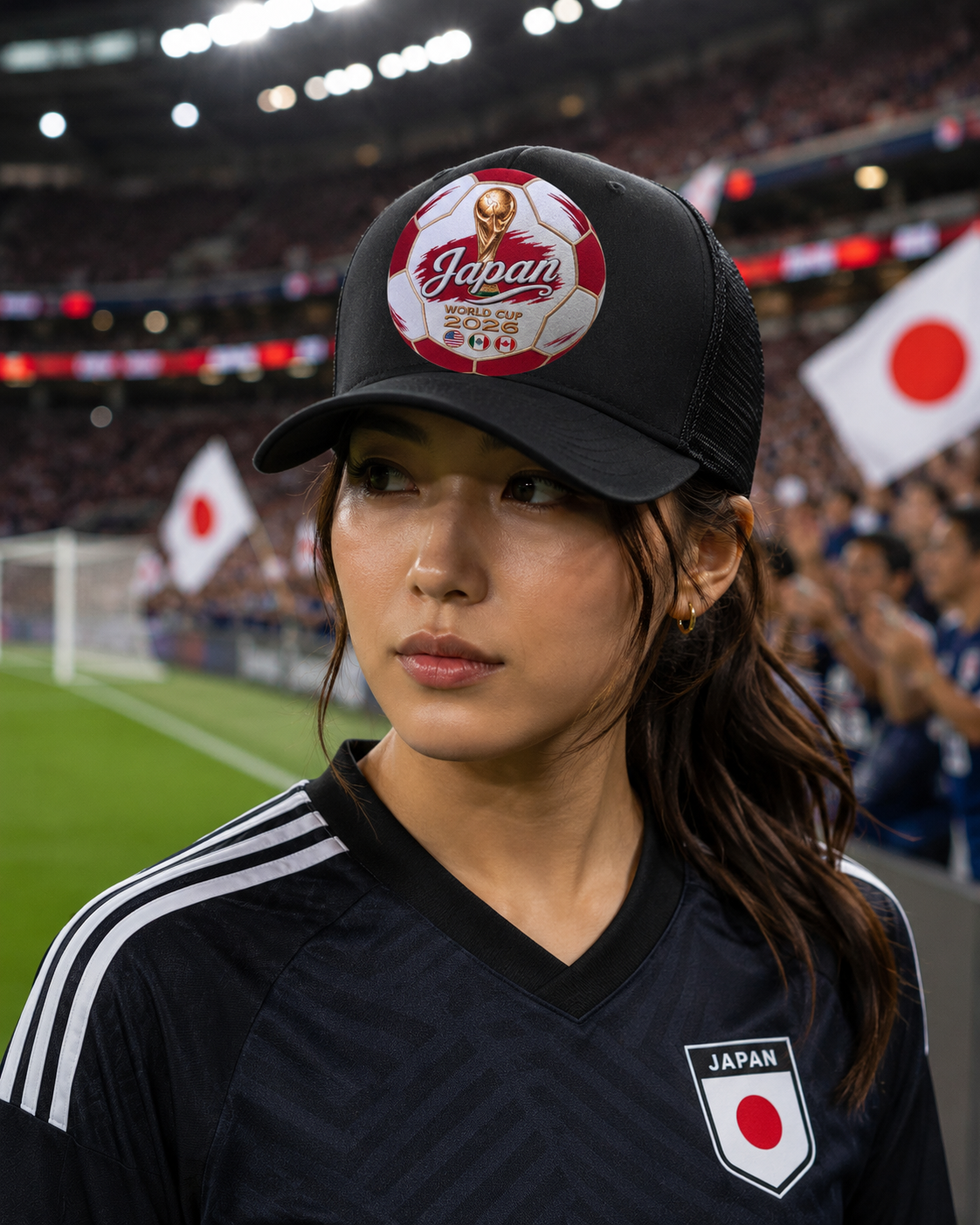 Japan World Cup 2026 Soccer Ball Trucker Hat