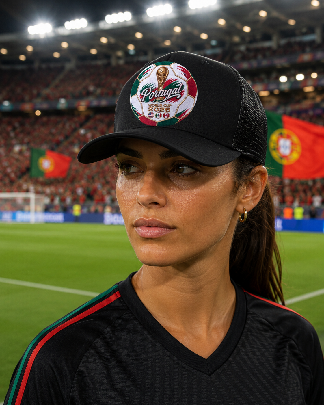 Portugal World Cup 2026 Soccer Ball Trucker Hat