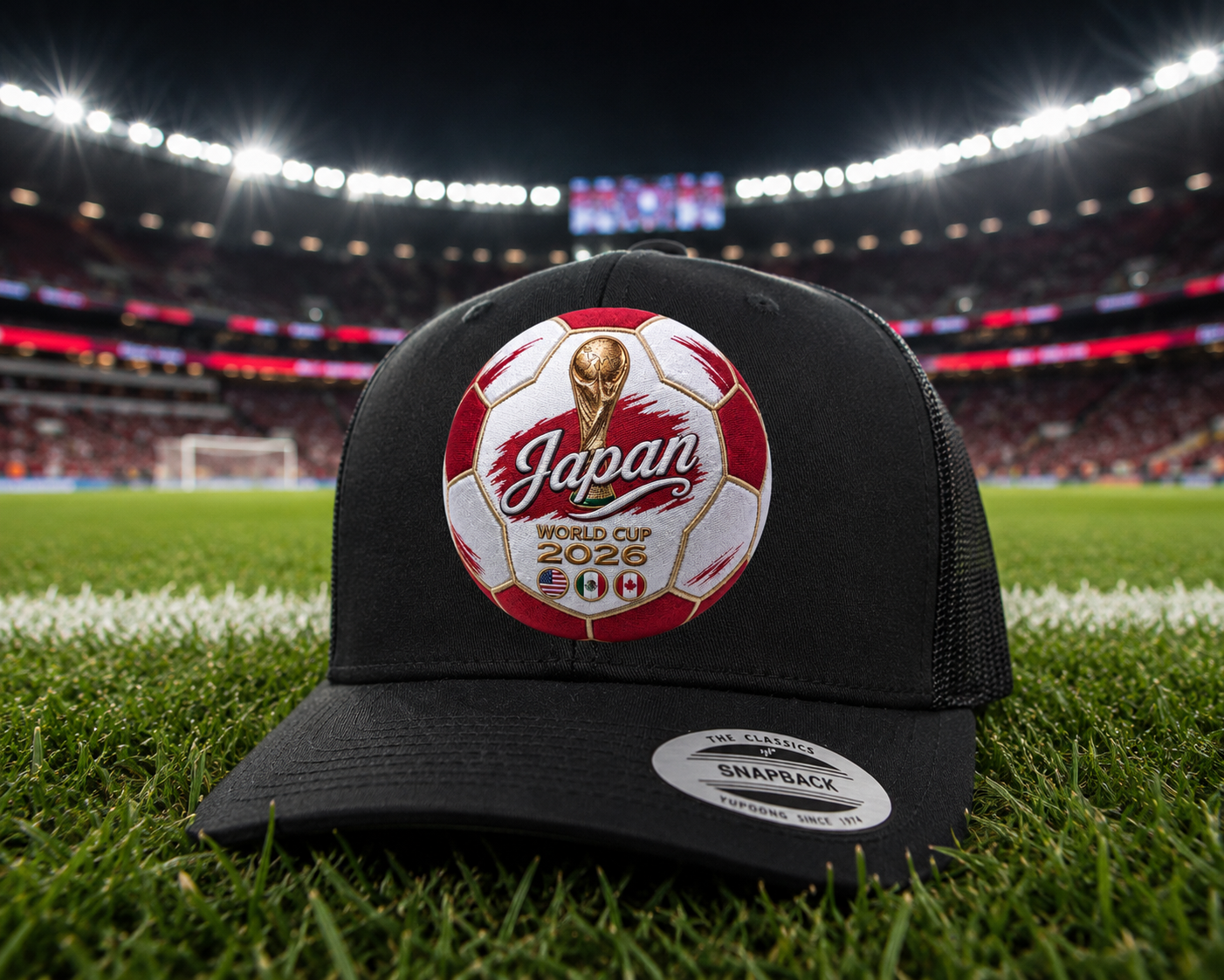 Japan World Cup 2026 Soccer Ball Trucker Hat