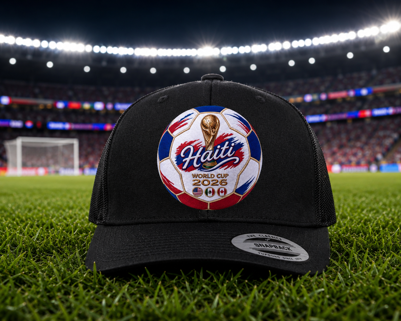 Haiti World Cup 2026 Soccer Ball Trucker Hat