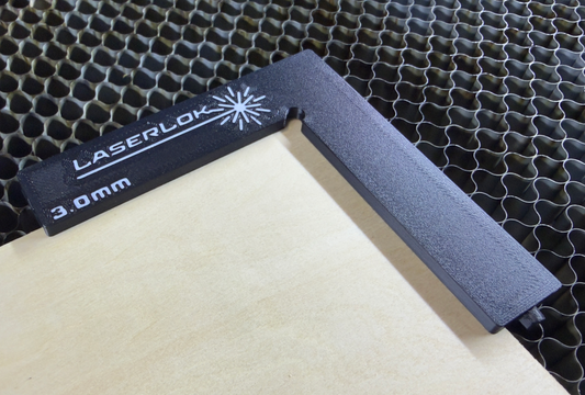 LaserLok™ Magnetic L-Corners — Precision Squaring System for Laser Engraving & Cutting